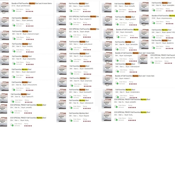 🍂🍁BACK FOR FALL! 250 5-⭐️ reviews!! Your Fall Favorites Mystery Box!🍂 - Picture 3 of 8